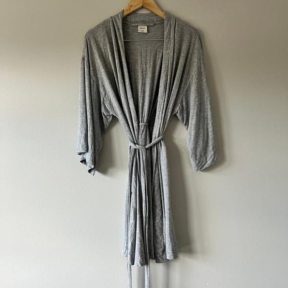 Soma Other - Soma Gray Knit Robe Soft Lightweight Lounge Sleepwear S/M Small Medium